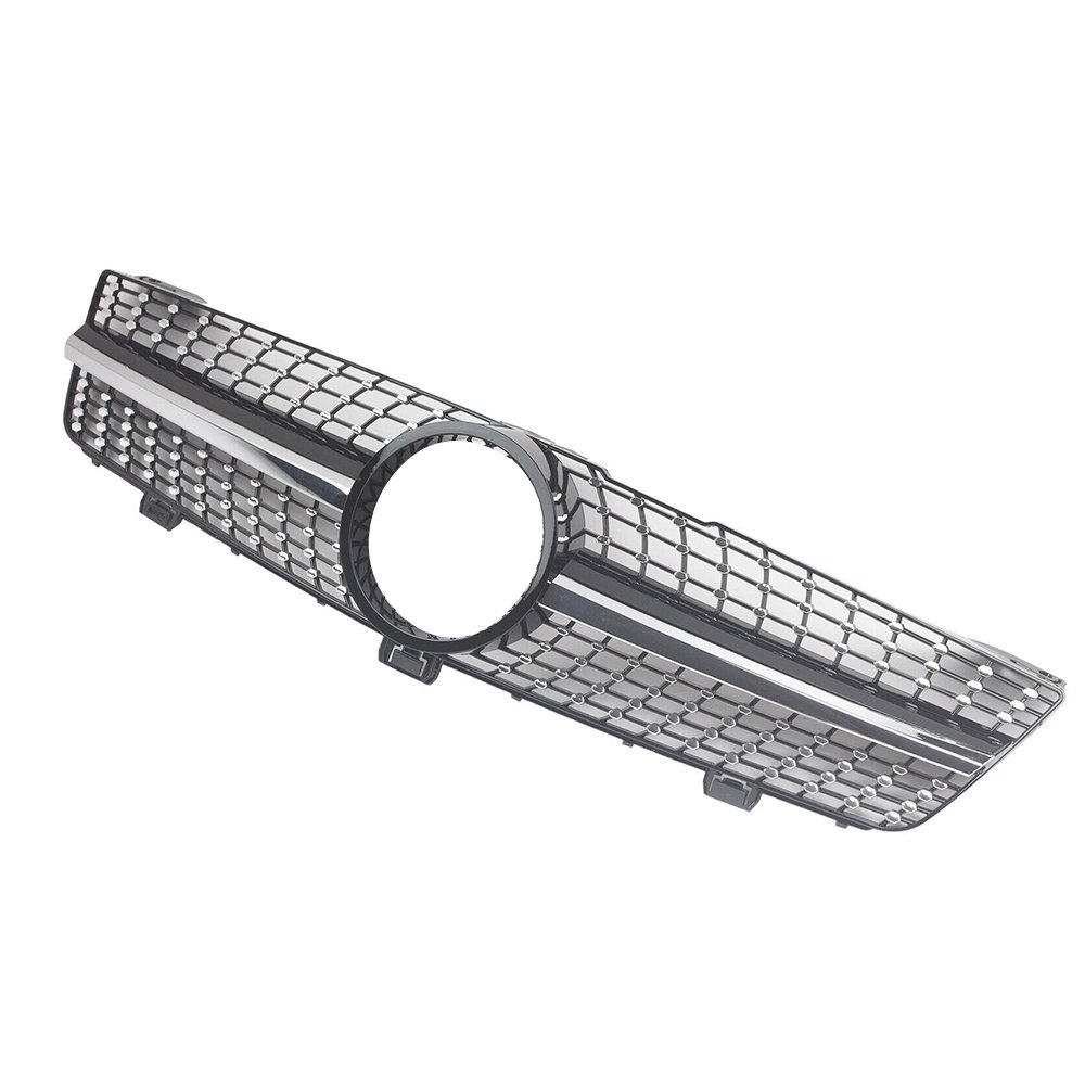 asd56s5d6sa45d64 Car front grille compatible with Mercedes CLS W219 Model 2005 - 2007 / Diamond Chrome Color - Image 1
