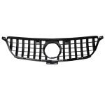 Car front grille compatible with Mercedes ML W166 Model 2013-2015 GT / Chrome Color - Image 2