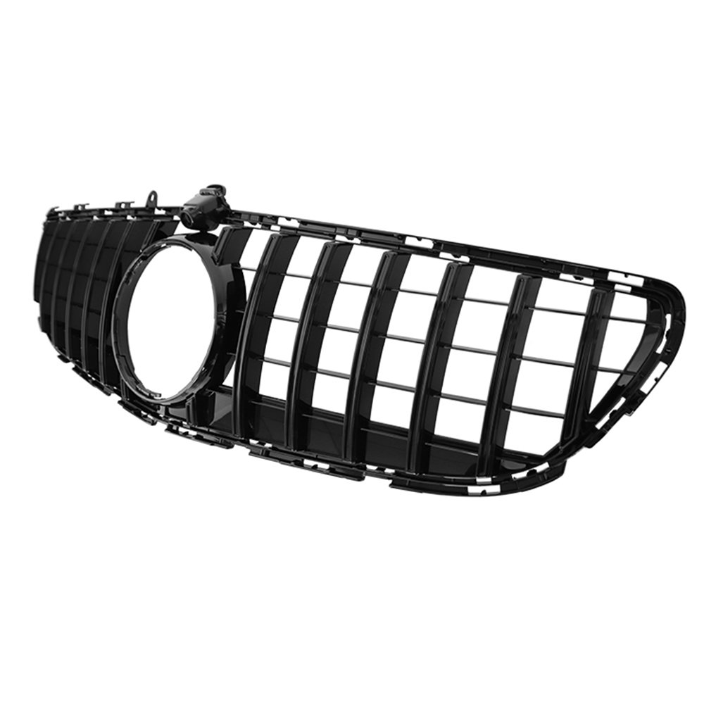 asd5w6qd56w5qd6wq Car front grille compatible with Mercedes E W212 Model 2009-2013 GT / Black Color - Image 1