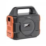 UPS OKA Power mobile power station in case of emergency, power outage and camping with high quality searchlight - OPS300 / Black X Orange Color