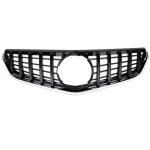 Car front grille compatible with Mercedes E W207 Model 2009 - 2012 GT / Chrome Color - Image 5