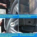 4 dust and mud barrier plug accessories compatible with Chery Tiggo 7 Pro - Image 4