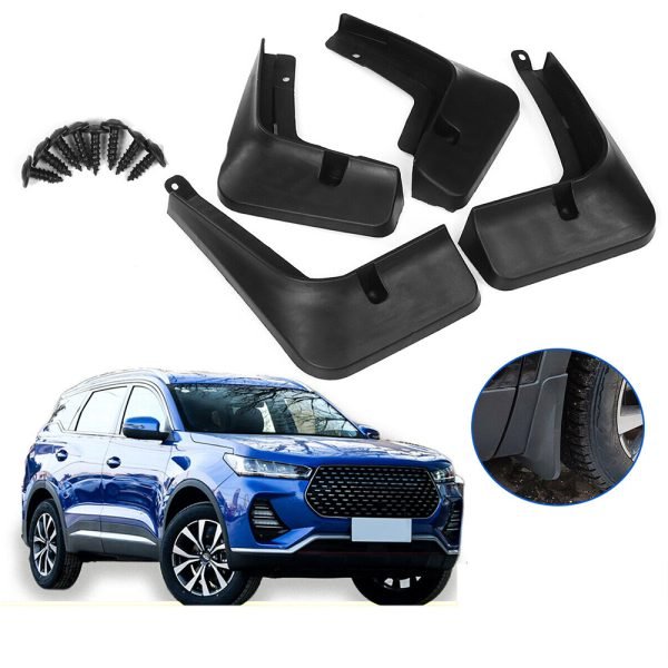 4 dust and mud barrier plug accessories compatible with Chery Tiggo 7 Pro