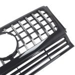 Car front grille compatible with Mercedes G Class G500 W463 Model 1990-2018 GT / Chrome Color - Image 3