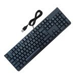 Wired keyboard with USB port, Arabic-English, convenient and comfortable for the eyes / Model K122 - Image 2