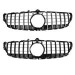 Car front grille compatible with Mercedes CLS W218 Model 2014-2018 GT / Chrome Color - Image 5