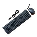 Wired keyboard and mouse with USB port, Arabic-English, convenient and comfortable for the eyes / Model K9 - Image 2