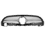 Car front grille compatible with Mercedes CW206 Model 2021 / Diamond Glossy Black Color - Image 5