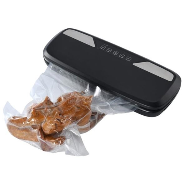 Vacuum Food Sealer and emptying air inside bags to preserve food and meat / model QH-0301