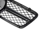 Car front grille compatible with Mercedes CW203 From Model 2002 to 2006  / Black With Chrome Color - Image 5