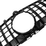 Car front grille compatible with Mercedes E W212 Model 2009-2013 GT / Black Color - Image 6