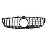 Car front grille compatible with Mercedes CLS W218 Model 2014-2018 GT / Chrome Color - Image 4