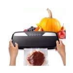 Vacuum Food Sealer and emptying air inside bags to preserve food and meat / model QH-0301 - Image 7