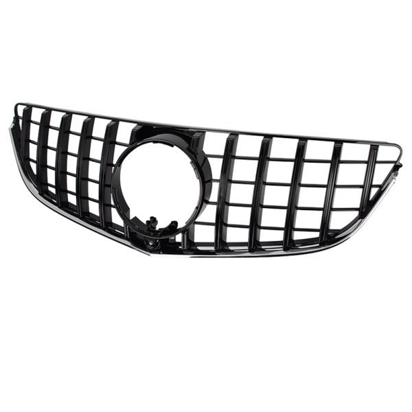 Car front grille compatible with Mercedes E W207 Model 2013-2017 GT / Black Color