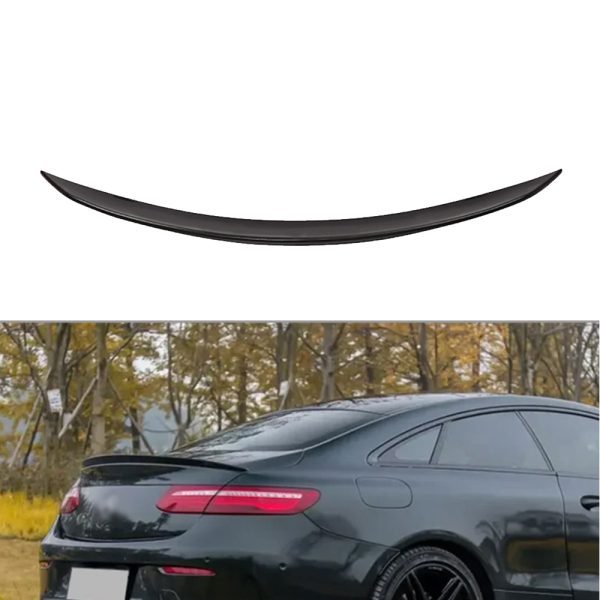 سبويلر خلفي متوافق مع سيارات مرسيدس E213 AMG / لون اسود لامع