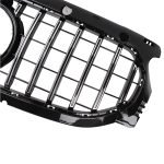 Car front grille compatible with Mercedes GLA H248 Model 2020- GT / Chrome Color - Image 4