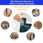 ⁦اوكا سكانر ليزر باركود - QR Code  وايرلس عالي الجودة يعمل بالبلوتوث – 2D / موديل OKA HC-300R⁩ - الصورة ⁦2⁩