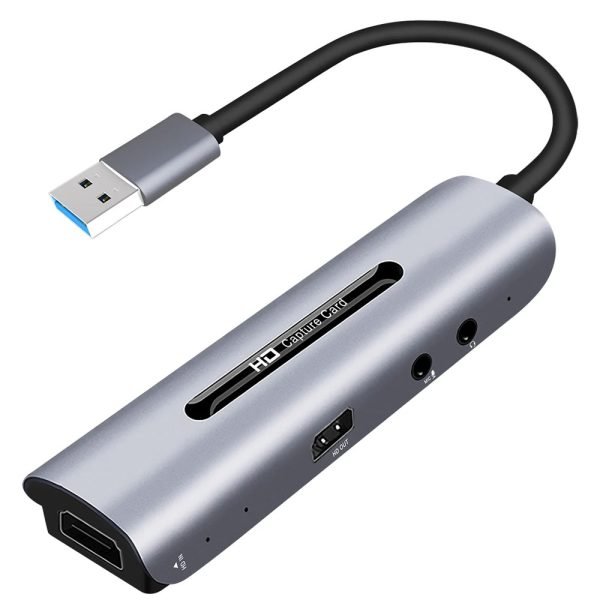 4K Laptop Convert from USB to HDMI output - microphone - headphone / equipped with HDMI input  Model KJB5