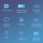 ⁦اوكا داش كاميرا  للسيارة بدقة 1080  رؤية ليلية بالاشعة تحت الحمراء ومستشعر / موديل BGV200⁩ - الصورة ⁦4⁩