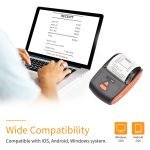 Manual wireless thermal printer that works via the application, Bluetooth, computer or laptop / Model PT-220 - Image 2