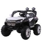 عربة اطفال كهربائية SUV للاطفال - موديل BCC10 / لون اببض