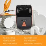 Manual wireless thermal printer that works via the application, Bluetooth, computer or laptop / Model PT-220 - Image 9
