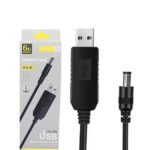 باور سبلاي USB من بوست لاين، تيار مستمر 5 فولت الى تيار مستمر 12 فولت، كابل خرج سلك طاقة 1 امبير 2 امبير عالي الجودة / للراوتر