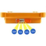Rechargeable emergency flashlight - charged via USB or the sun / Model BBB30 - Image 4