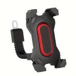 Mobile Holder for Motorcycles 360 degree high quality For All mobile / Red Color - Model SH-3103