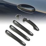 Car door handle cover compatible with Mercedes C & E & GLC & GLB & B & W205 / Carbon Color