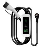 Portable electric car charger for all types of cars that charge with electricity TYPE2 , 3.5 kW - 16 A 250 V - 10 M / Model DGH10