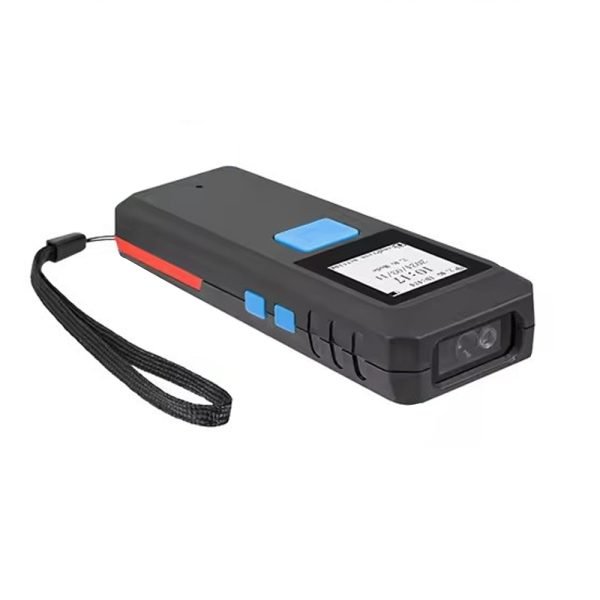 OKA Laser barcode scanner - QR Code, high-quality wireless, has a screen to show barcode reading and works with Bluetooth - 2D / Model M9D