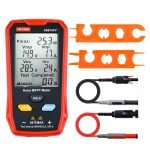 Solar PV Multimeter - Solar MPPT Meter with Ultra Clear Large LCD Display Smart MPPT Open Circuit Voltage Troubleshooting Aid Tool for Solar PV Tester 800W /Model FB673PV