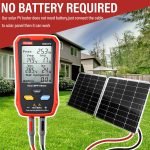 Solar PV Multimeter - Solar MPPT Meter with Ultra Clear Large LCD Display Smart MPPT Open Circuit Voltage Troubleshooting Aid Tool for Solar PV Tester 800W /Model FB673PV - Image 10