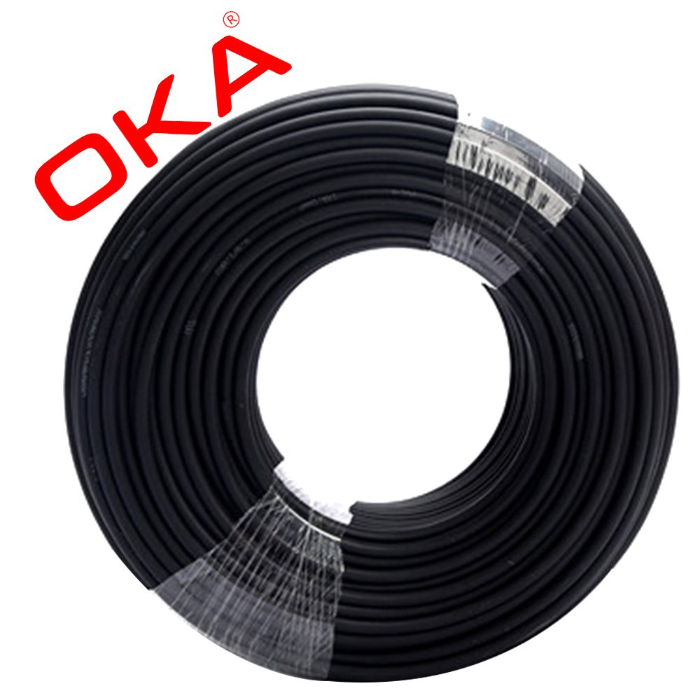 EDSfwhjefkewhjfkhewkjf OKA High Quality 100M Single Core 6mm Solar PV DC Cable / SSF Model – Black - Image 1