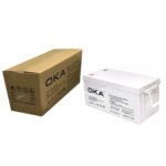 OKA Solar Cell Gel Battery Made of High Quality Material 12V – 200Ah
