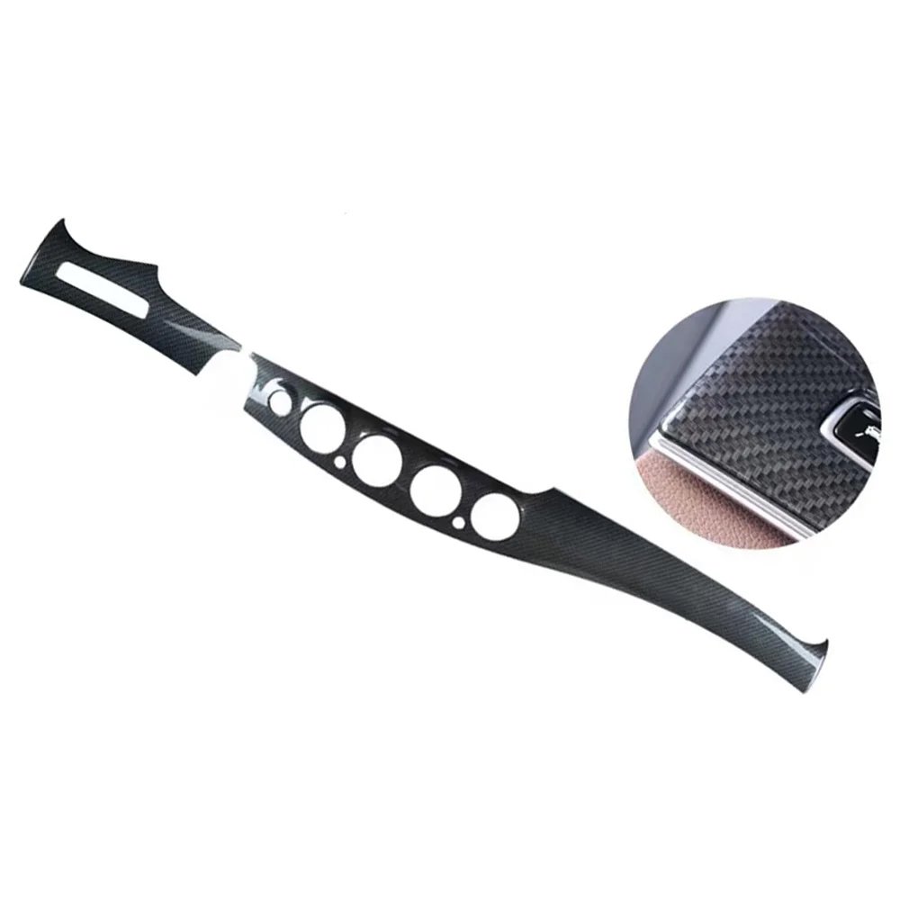 kjjjjhhjhhujiukmmnnbhgg cover dashboard car For Mercedes E Class 2016-2020 ( 2 Pieces ) / Carbon Color - Image 1