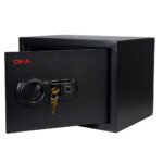 ⁦اوكا خزنة نقود ديجيتال الكترونية مقاومة للحريق والسرقة مع قفل مركب وبصمة اصبع ( Biometric Lock ) 25 * 35 * 25 سم/  10.3 كجم – موديل 44B20⁩ - الصورة ⁦8⁩