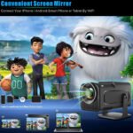 Portable Mini Projector Full Color 1080P – Android / Model HY320 - Image 3