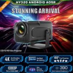 Portable Mini Projector Full Color 1080P – Android / Model HY320 - Image 8