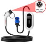 OKA Electric Car Charger Compatible with All Electric Cars 7 KW – 32 Amp – 250 Volt ( Type1 portable EV charger ) / Model YYU40 - Image 2