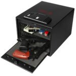 ⁦اوكا خزنة نقود ديجيتال الكترونية مقاومة للحريق والسرقة مع قفل مركب وبصمة اصبع ( Biometric Lock )20.0 * 30.4 * 25.4 سم / 7.8 كجم – موديل 55B30⁩ - الصورة ⁦4⁩