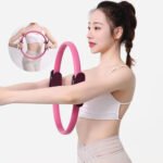 Yoga fitness circuit for women and men to train the back and legs, suitable for all ages / Model HHN50 – turquoise * Black Color - Image 4