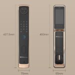 Samsung Smart Lock Calon suitable for all doors works with fingerprint, password, key and blade and can be controlled through mobile / Model P70 MAX - Image 3