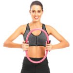 Yoga fitness circuit for women and men to train the back and legs, suitable for all ages / Model HHN50 – turquoise * Black Color - Image 3