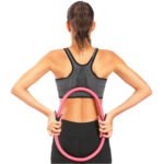 Yoga fitness circuit for women and men to train the back and legs, suitable for all ages / Model HHN50 – turquoise color - Image 6