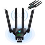 Wi-Fi distributor and operator for computers and mobiles with a range of up to 1300 M