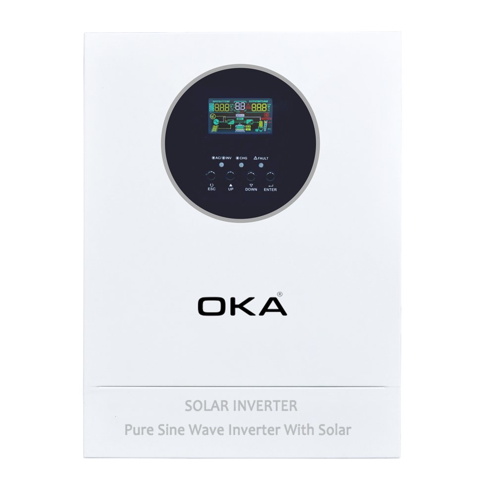 q45d656wq456de4wq564edqw564e5w6q4e Oka Power Inverter to operate home appliances in case of power outage or solar energy 6200 VA - 6200 W / Model Oka - 6200P - Image 1