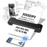 Portable A4 Mini Thermal Transfer Printer with Carbon Ribbon and Bluetooth Printing / XL-P808 - Image 4