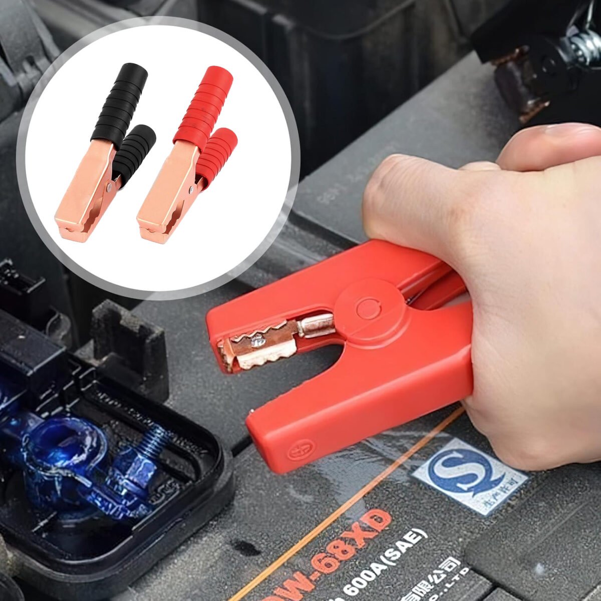 5000 Amp High Voltage Car Battery Cable, 3 Meters Long, with Strong Insulation for Cable Clip - Image 6